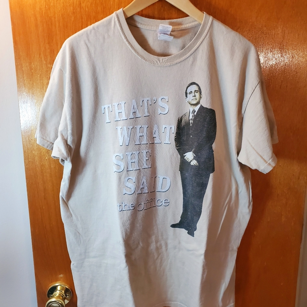 The office tshirt thats what she said large